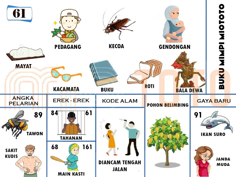 buku mimpi erek erek togel 61
